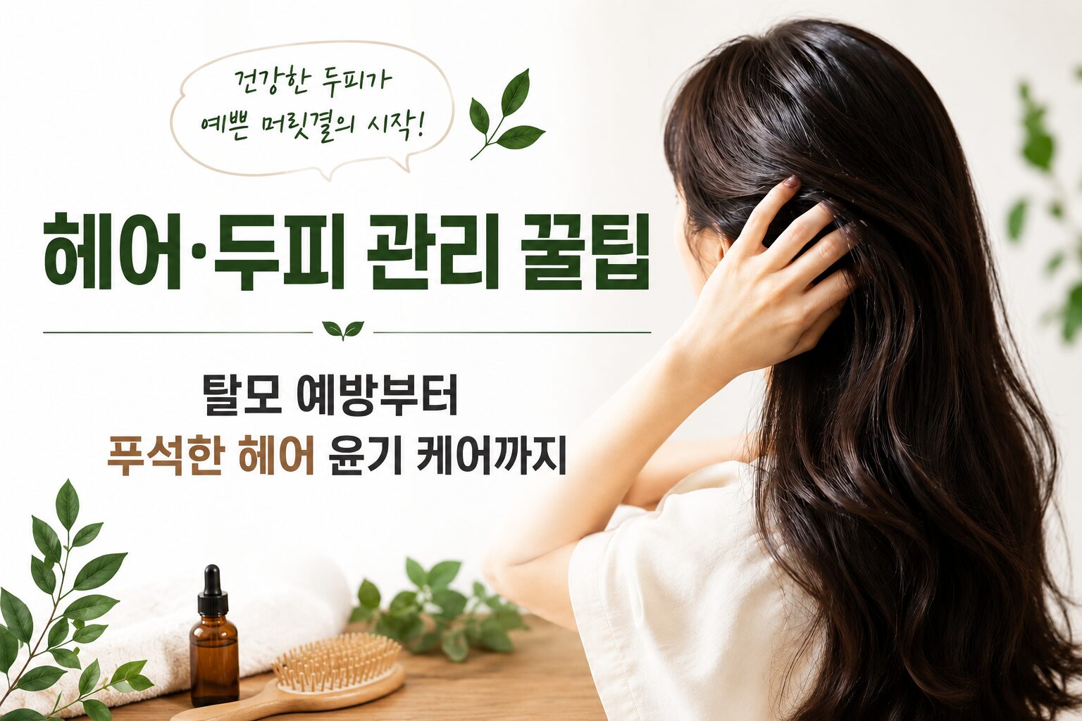 헤어 두피 관리 꿀팁